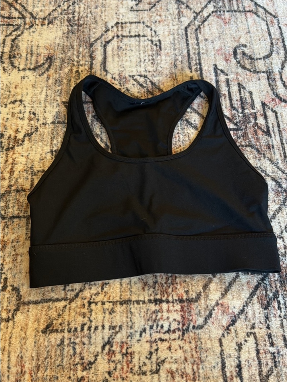 Fabletics Black Racerback Sports Bra